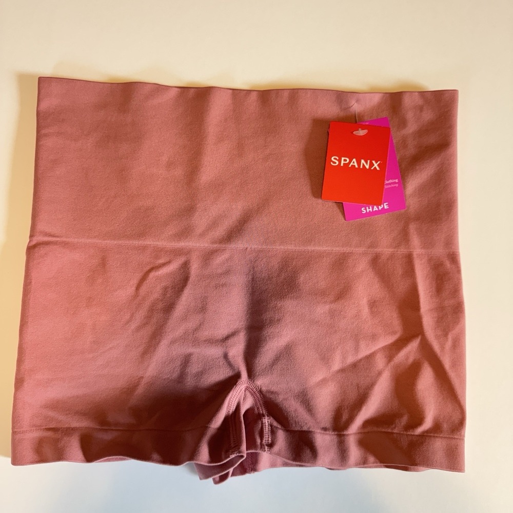 SPANX Everyday Shaping Boyshorts Ballet Rouge Pink SS0915 Size Large NWT